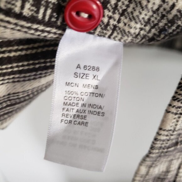 Woolrich Plaid Shirt Cotton Flannel Outdoors Long Sleeve Button Up Mens XL - Picture 5 of 8